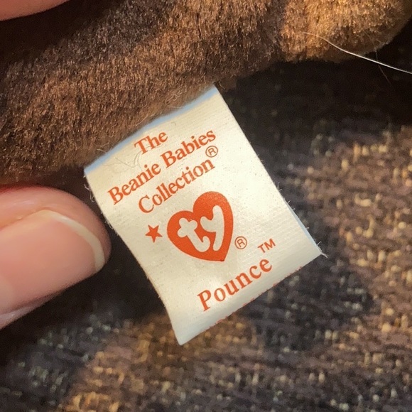 Bundle of Vintage Ty Beanie Babies “Pounce” and “Prance” 5th Generation - Picture 5 of 10